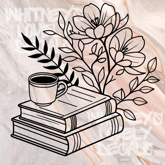 Books and Flowers image 0