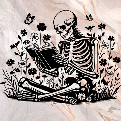 Book Reading Skeleton