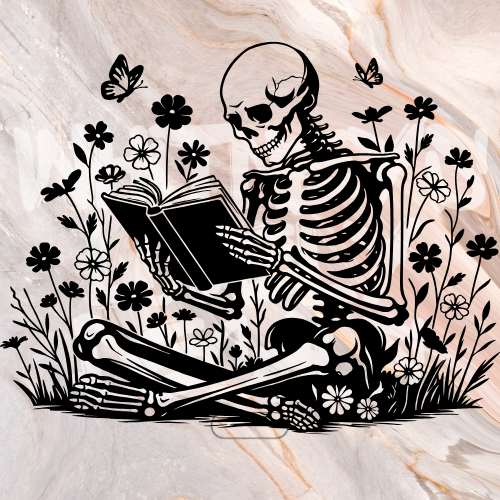 Book Reading Skeleton